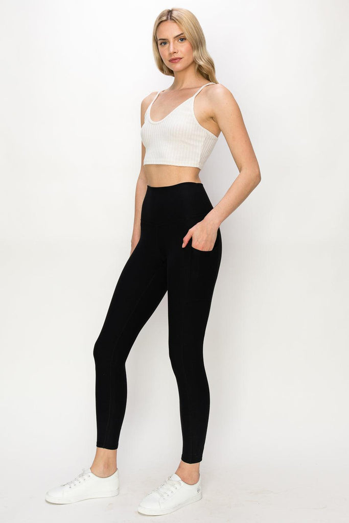 Powerhold Pocket 7/8 Leggings-Hunter Green - MUTCCI