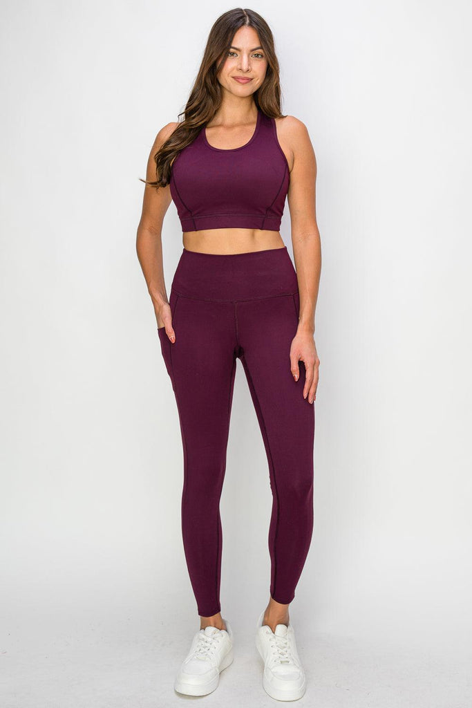 Powerhold Pocket 7/8 Leggings-Hunter Green - MUTCCI