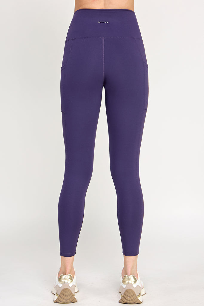 PowerHold Pocket 7/8 Leggings-Dark Purple - MUTCCI