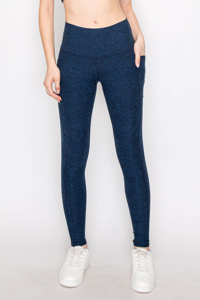 Soft Spacedye Pocket Ankle Leggings - MUTCCI