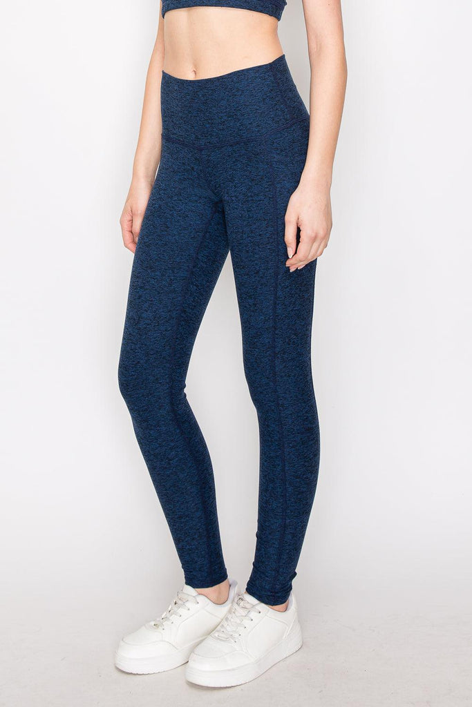 Soft Spacedye Pocket Ankle Leggings - MUTCCI