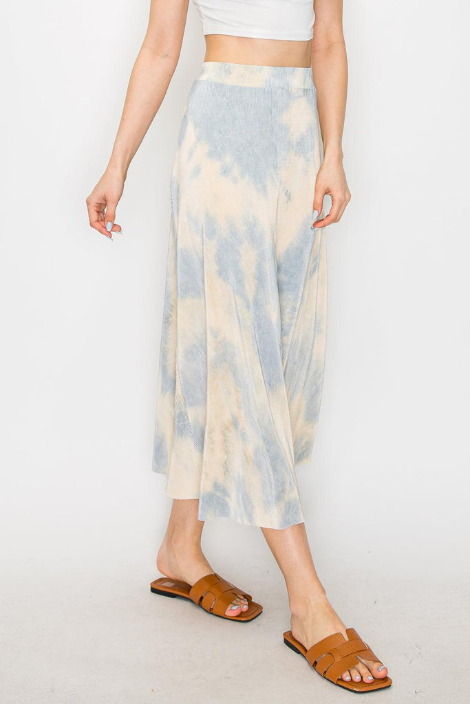 Pleated Tie Dye Skirt - MUTCCI