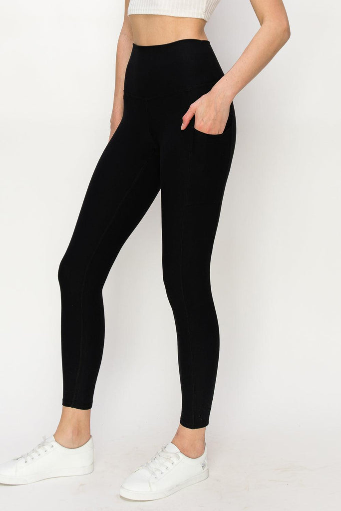 Powerhold Pocket 7/8 Leggings-Black - MUTCCI